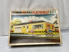 Plasticville O S Ranch House 1852 Blue with Grey New