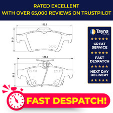 Brake Pads Set Rear P24216 Brembo 1936698 2019129 BV6Z2200C G1FY2M008AB 22738