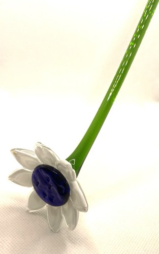 Vintage mundgeblasene Glasblumen - Bild 4 von 7