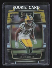 2021 Panini Select #88 Eric Stokes Yellow Die Cut Card