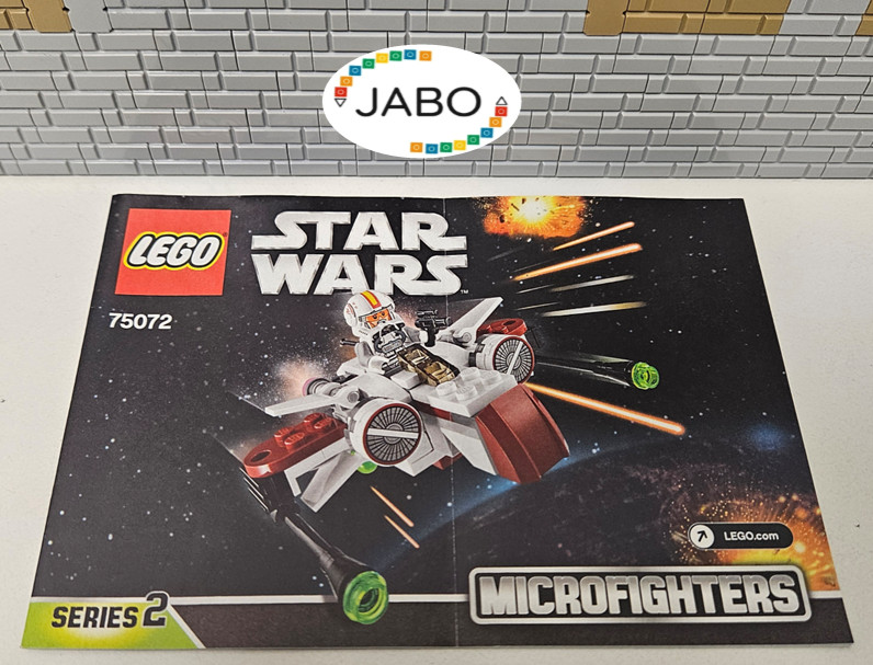 (OK O9/18) Lego Star Wars Instructions 75072 ARC-170 Starfighter