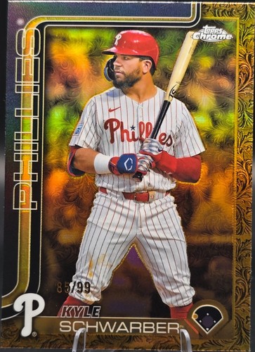 Kyle Schwarber 2025 Diamond Icons 25-Piece Limited Jersey Card 
