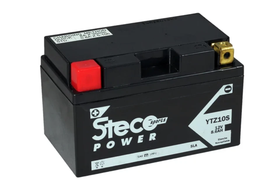 Batterie moto STECO STZ10S - YTZ10S-BS 8.6AH 12V alimenter Scooter - Photo 4/4