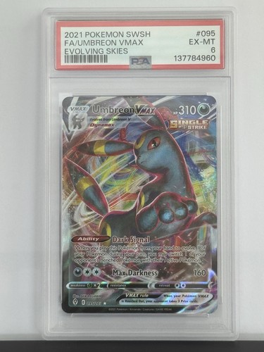 Umbreon VMAX graded PSA 6 for sale on eBay