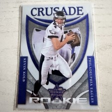 Donruss Rookie Crusade Kevin Kolb Eagles RC-27 Blue Serial Numbered /500