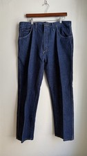 Vintage 80s 90s Wrangler USA Made Dark Wash Jeans 38x30