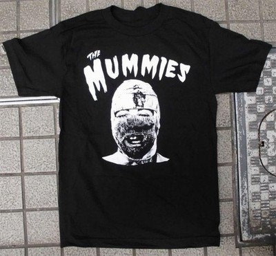 NEW THE MUMMIES Band Face To Face Heavy Cotton Black T Shirt AG864