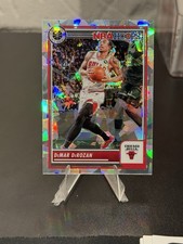 2023-24 Hoops Premium Stock DeMAR DeROZAN #269 Silver Cracked Ice Prizm Bulls