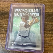 2023 Bowman Platinum Baseball Precious Elements # PE-30 Jacob Berry 