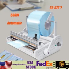 Dental & Lab Automatic Sealing Machine Max. Width 25cm Plastic Bag Sealer 500W