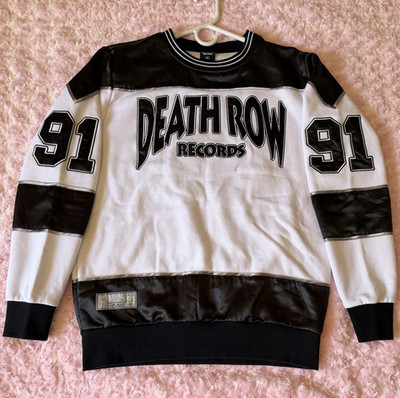 Death Row Records Snoop Dogg #91 Graphic Crewneck Pullover Sweatshirt Men s M