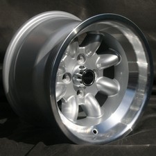 Maxilite Minilight 13x9" 4x100 PCD ET-12 Silver/D-Cut Alloy Wheel
