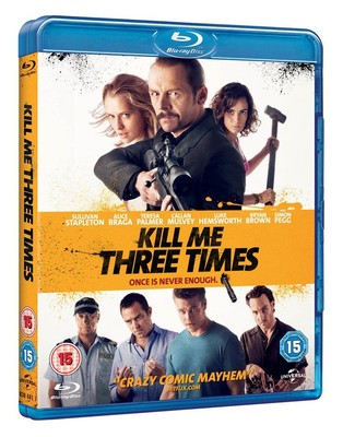 Kill Me Three Times (Blu-ray) Simon Pegg Alice Braga Teresa Palmer (UK IMPORT)