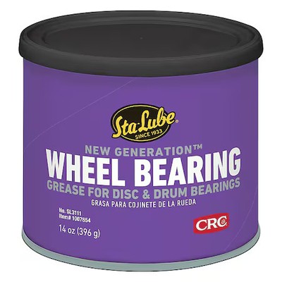 Crc Sl3111 Wheel Bearing Grease, 14 Oz, Can, Amber