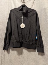 GGblue Full Zip Black Jet Set Jacket UPF 50+ GGtech Women's Golf Size XL