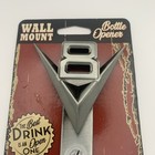 Wall Mount Bottle Opener V-8 Design V8 Great For Your Garage or Man Cave New — photo 5