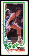 Scott Wedman Autographed 1980-81 Topps Card #131 Kansas City Kings