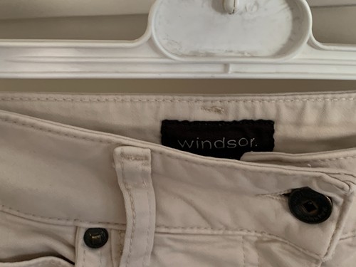 WINDSOR Damen Hose Jeans 5-Pocket-Style creme beige Gr. 38 Made in Italy - Bild 4 von 6