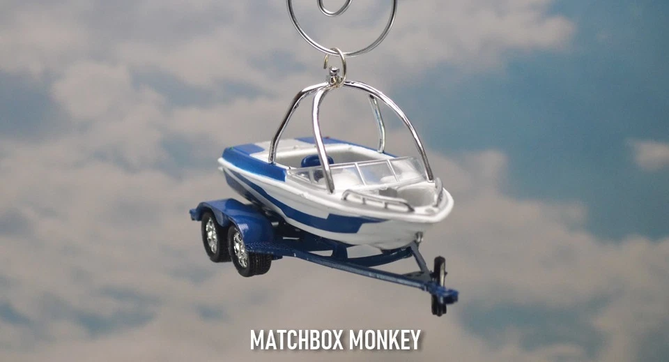 Waterski Wakesurf Boat Christmas Ornament Mastercraft Moomba Supra Water Ski - Image 4 of 4