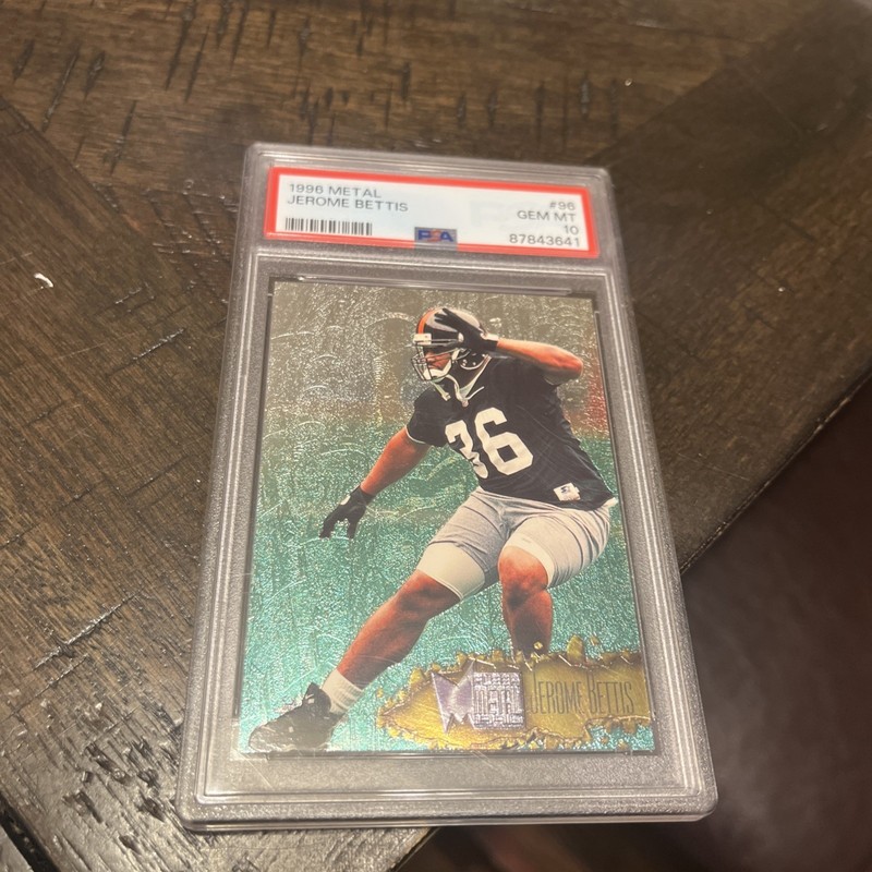 1996 Metal Jerome Bettis  #96 Psa 10