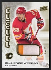 2024-25 Premier Gold Premium Memorabilia Patch #52 MacKenzie Weegar 05/25