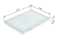 NEU - Bosch 1987435048 Filter, Innenraumluft