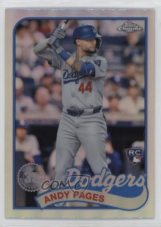 2024 Topps Chrome Update 1989 Topps Baseball Andy Pages #89CU-8 12g7
