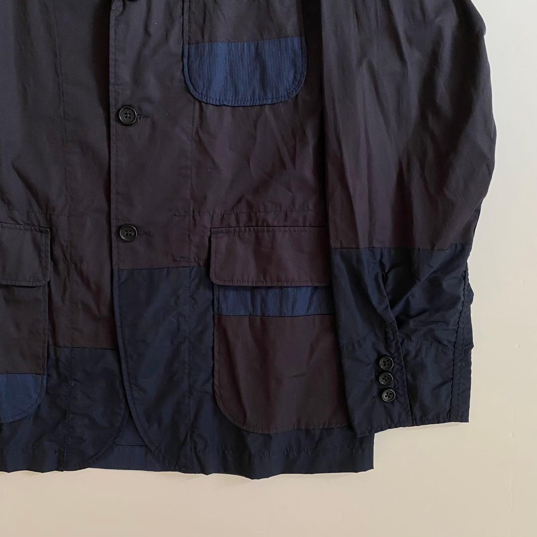 Engineered Garments Loiter Jacket S Patchwork Bed… - image 4