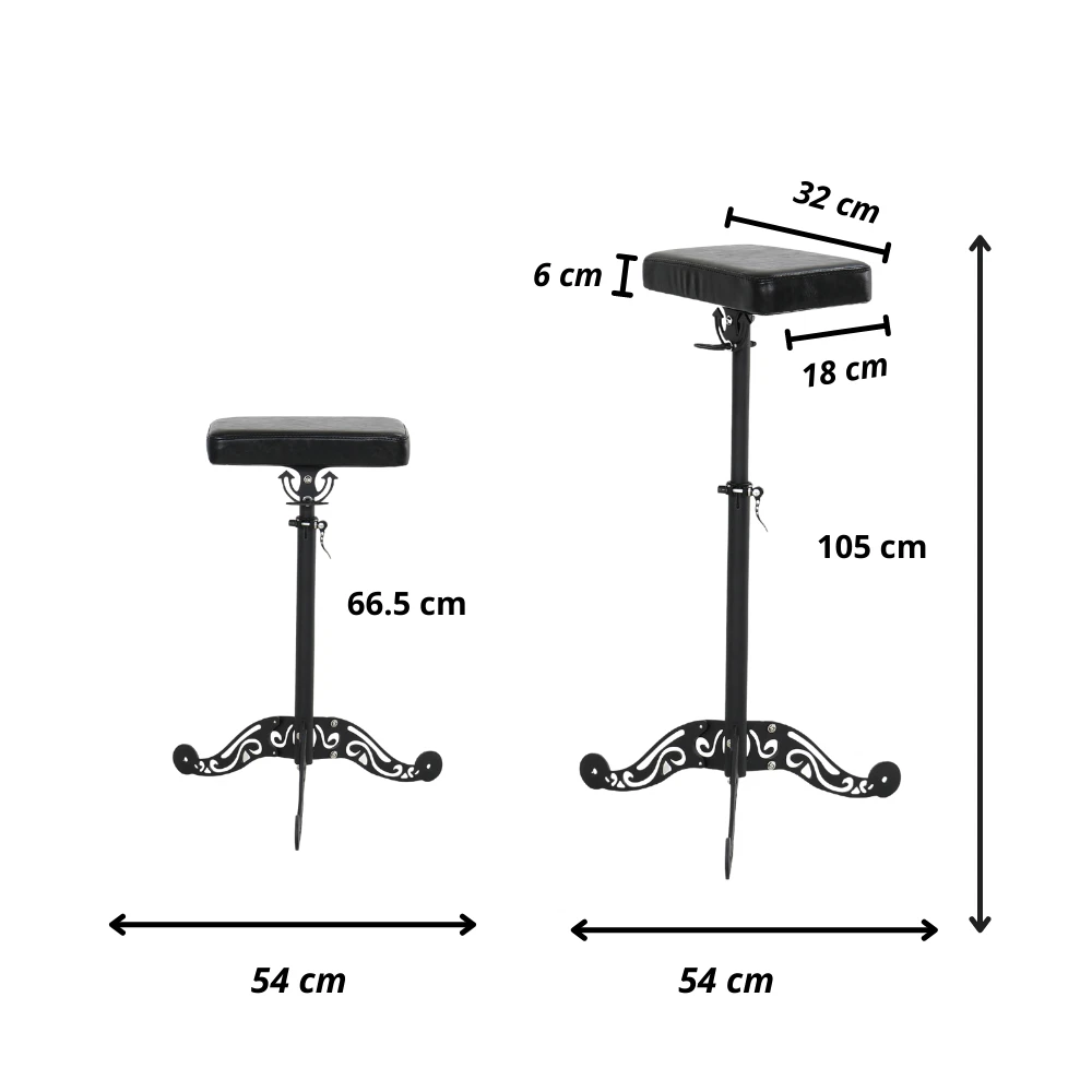 Tattoo arm rest stand Tattoo Arm Stand hand rest Tattoo Adjustable Black - product detail image 7