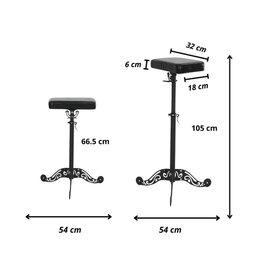Tattoo arm rest stand Tattoo Arm Stand hand rest Tattoo Adjustable Black image 7