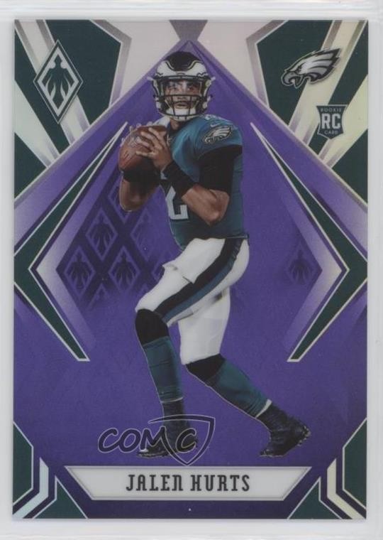 2020 Panini Phoenix Rookies Purple 13/149 Jalen Hurts #114 u0u