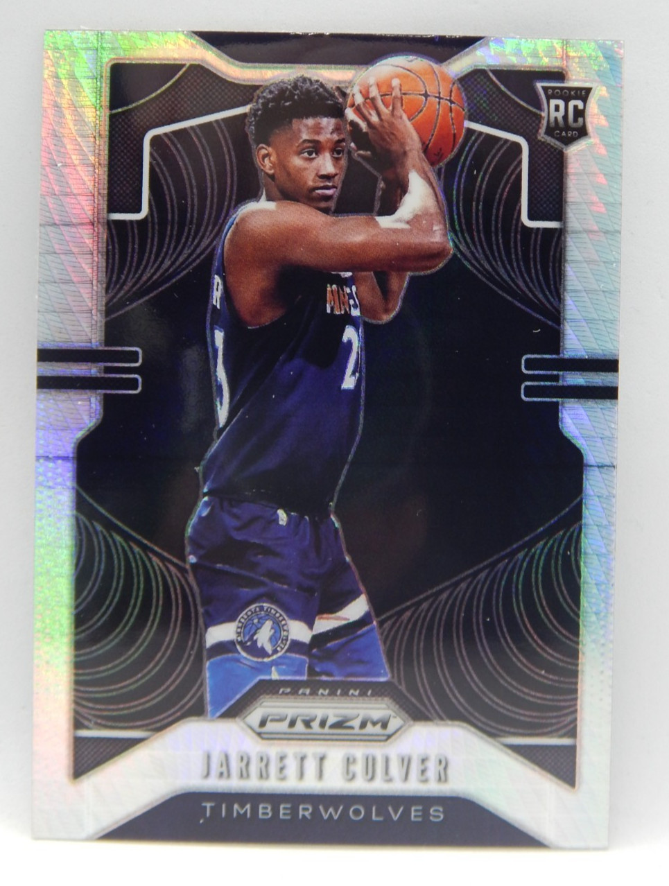 2019-20 Panini Prizm Basketball - Hyper Prizm #252 Timberwolves - JARRETT CULVER