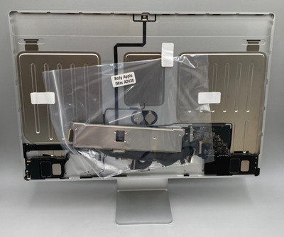 OEM Apple iMac 24'' M1 2021 A2438 4 Port Housing With Stand ONLY Silver Excellent