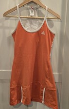 Womens Adidas Climacool Tennis Dress In Coral Color Size Small * READ Descriptio