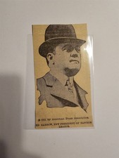 Ed Barrow President Eastern League 1910 Picture Panel 