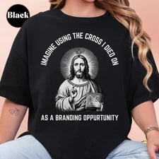 Anti Fascism Liberal  Satire Holiday Humor T-shirt, Black