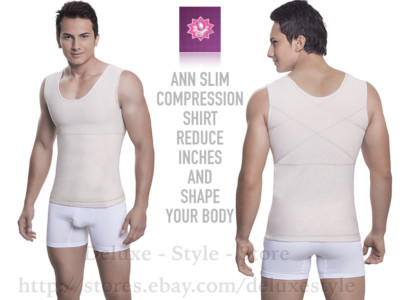MEN'S BACK SUPPORT GARMENT POWERNET STRONG ABDOMINAL COMPRESSION ANN SLIM 1007