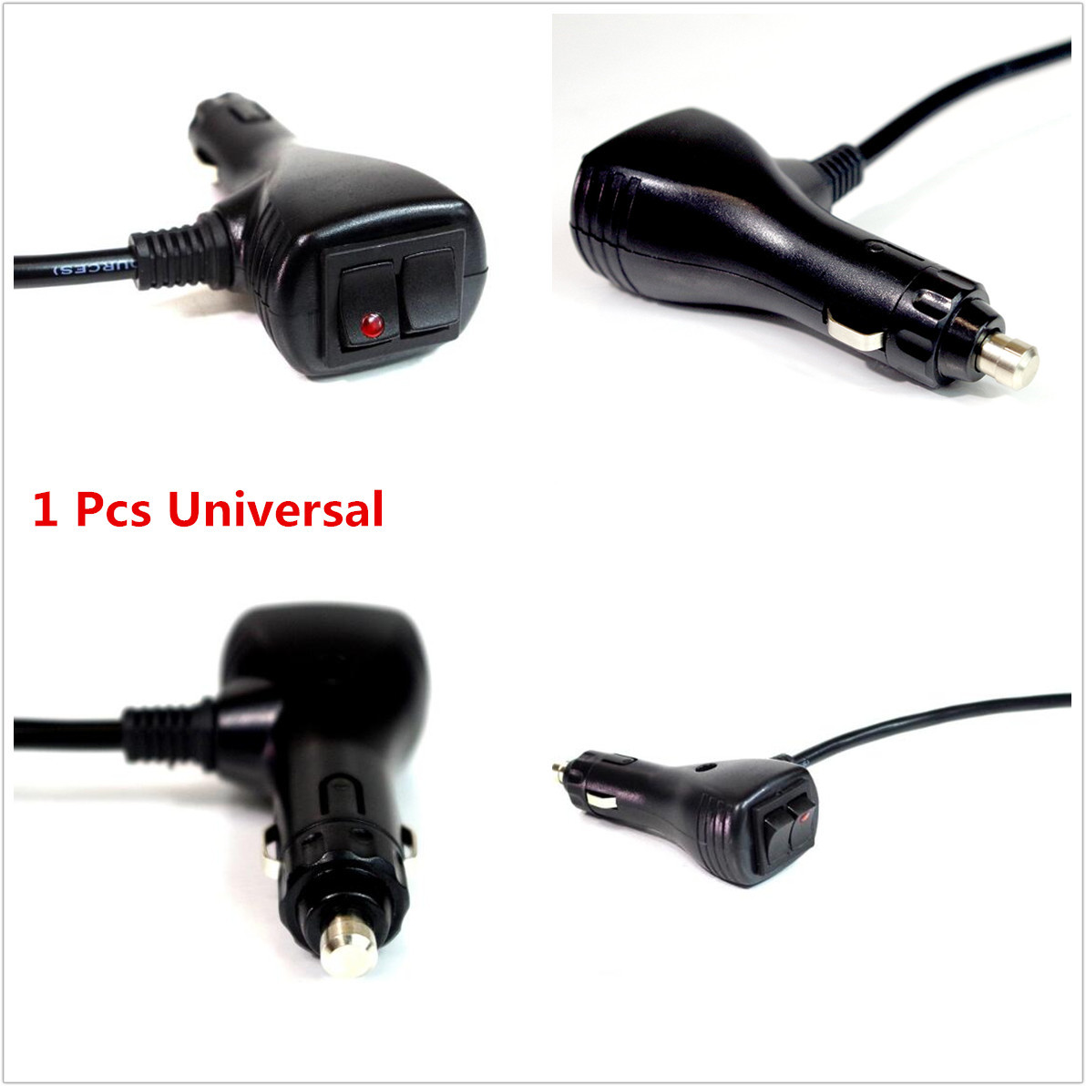 car cigarette lighter plug with switch 10 Ft Car Cigarette Lighter Socket With On Off Toggle Switch & Changing  Pattern