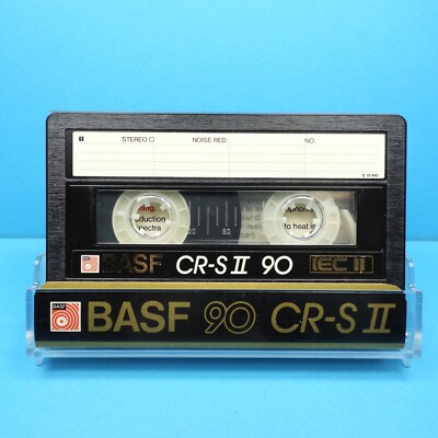   1x BASF CR-S II 90 Chrome Super * Type 2 * Cassette Kassette кассета * 1985