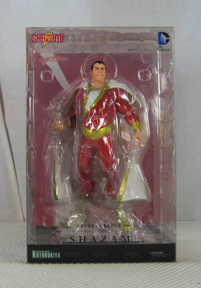 Kotobukiya Shazam новый 52 ArtFX + статуэтка DC Comics новый запечатанный - Изображение 4 из 4