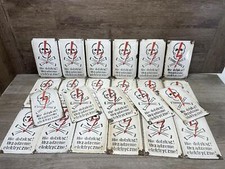 Altes Emailleschild Totenkopf Skull Emailschild 60er Jahre Fabrik Industry #6309