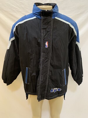 VTG STARTER Men's Size Large NBA Orlando Magic Full Zip Jacket | eBay