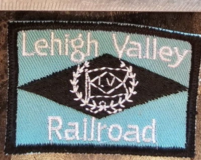 Vintage LEHIGH VALLEY Eisenbahn bestickter Aufnäher