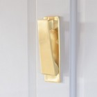 Satin Brass Door Knocker For Front Door Stylish Decotative Solid Brass