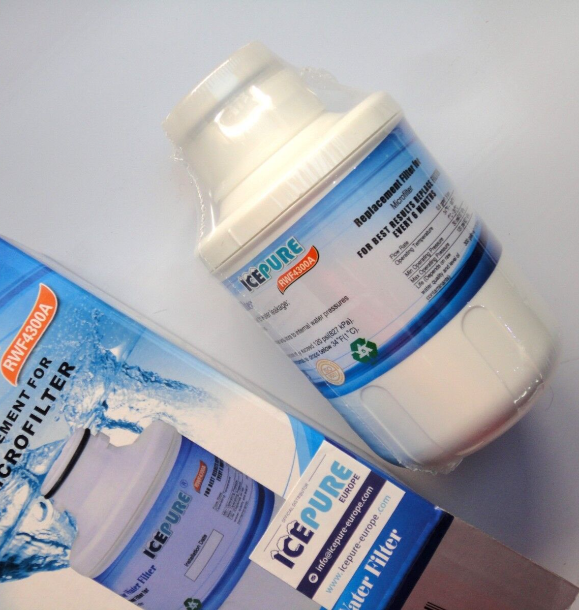 Filtro Acqua Per Frigorifero FilterLogic FFL-105CH - 2 Pezzi, Compatibile Con Hotpoint, Thomson, Indesit - Foto 6