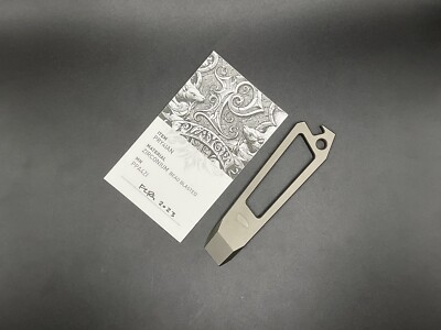 Playge Pry4ian Bead Blasted Zirconium EDC Pry Bar Bottle Opener 4”
