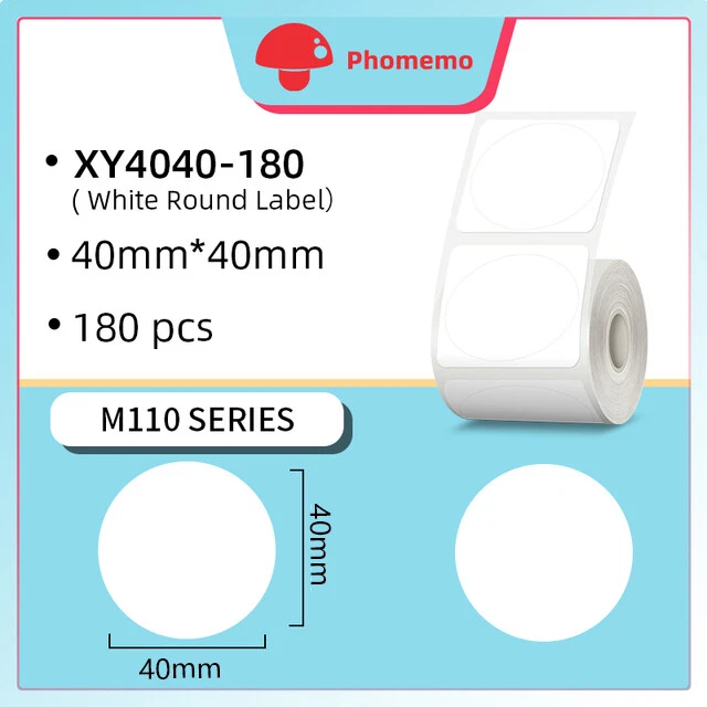 Bluetooth Label Maker M108 for Small Business Shipping Address Stickers