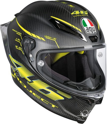 CASCO INTEGRALE CARBONIO AGV PISTA GP R TOP PROJECT 46 2.0 TAGLIA S | eBay