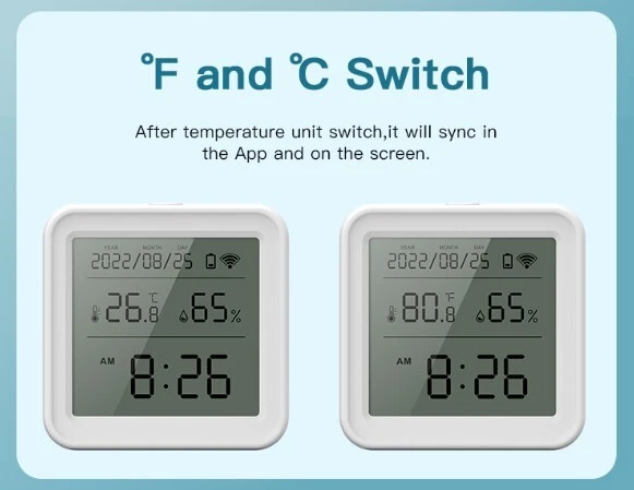 WiFi Temperature Humidity Sensor Backlight - Image 3 of 4