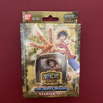 ONE PIECE CCG The Quest Begins Starter Set Card Game Deck Ban Dai Anime  2005 new | eBay